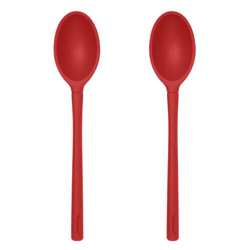 2PK Tovolo Flex-Core All Silicone Deep Spoon Cooking Utensil - Cayenne