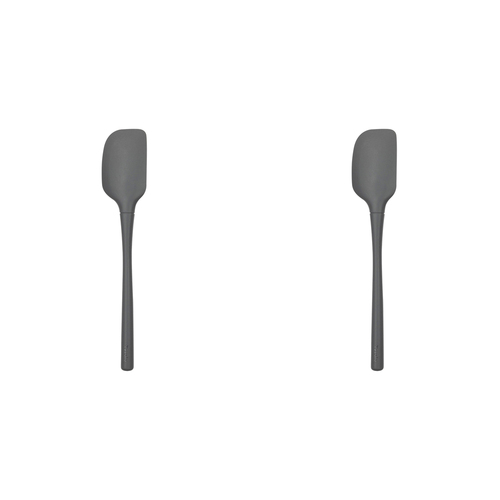 2PK Tovolo Flex-Core All Silicone Nylon Spatula - Charcoal