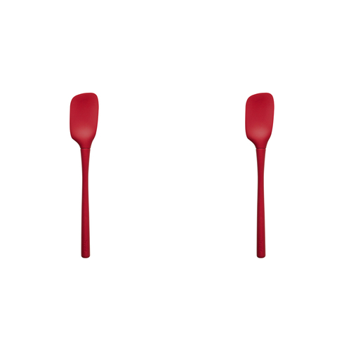 2PK Tovolo Flex-Core All Silicone Nylon Spoonula - Cayenne