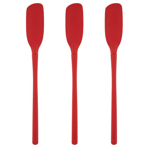 3PK Tovolo Flex-Core All Silicone Blender Spatula Cooking Utensil - Cayenne