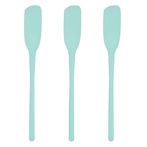 3PK Tovolo Flex-Core All Silicone Blender Spatula Cooking Utensil - Light Aqua