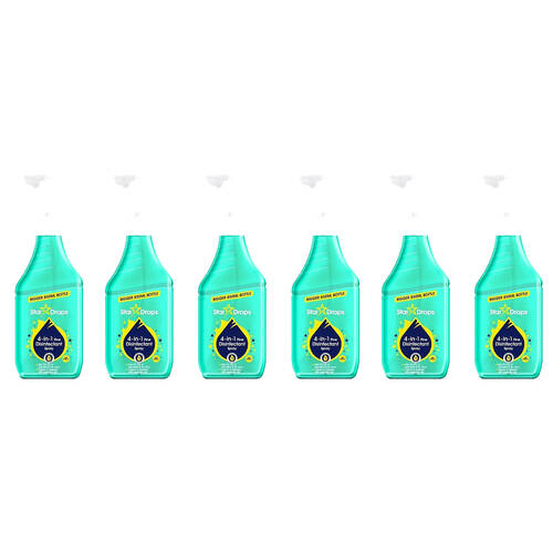 6PK Stardrops Disinfectant 4in1 Pine Scented Surface Cleaner 850ml