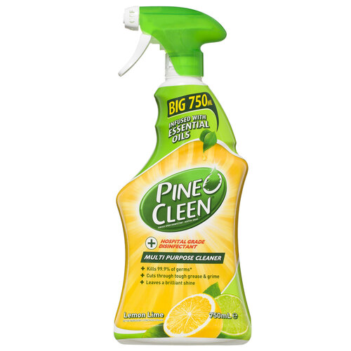 Pine O Cleen Lemon Lime 750mL - Multi Purpose Cleaning Spray 