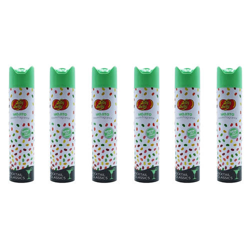 6PK Jelly Belly Air Freshner Room Fragrance 250ml - Mojito