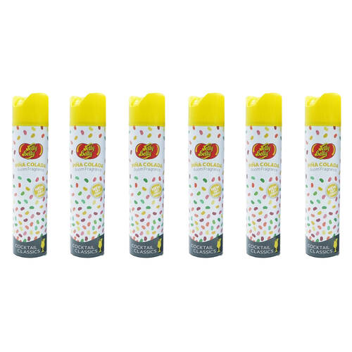 6PK Jelly Belly Air Freshner Room Fragrance 250ml - Pina Colada