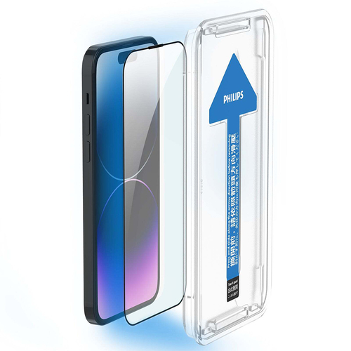 Philips Blue Light Tempered Glass Screen Protector For iPhone 14 Pro Max