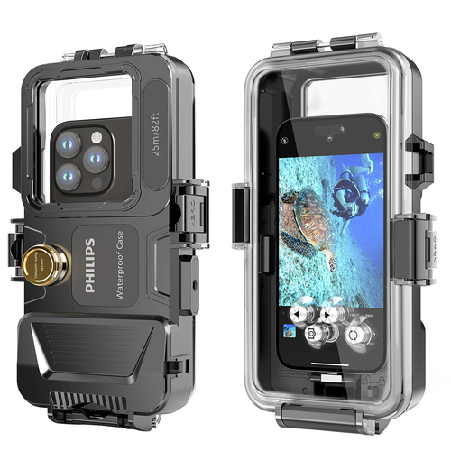 Philips Diving Phone Case For Apple iPhone 7-14 - Clear
