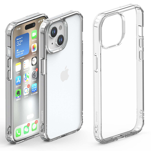 Philips Bumper Case Protection For iPhone 15 Plus - Clear