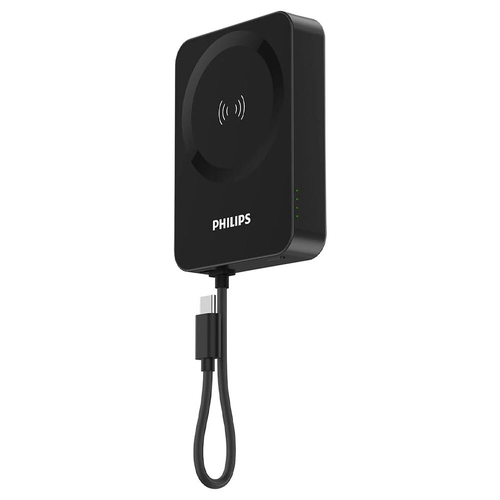 Philips DLP2717QB 10000mAh MagSafe Wireless Charging Power Bank - Black