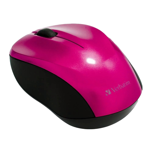 Verbatim Go Nano Wireless Portable  Battery Mouse Hot Pink