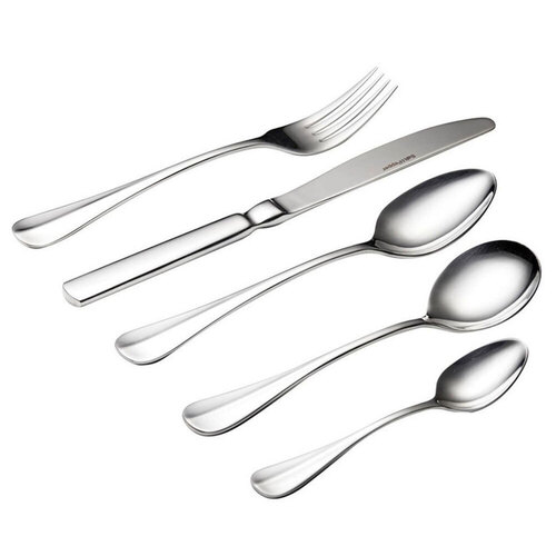 40pc Salt & Pepper Zurich Cutlery Set