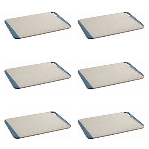 6PK Wiltshire Non-Slip Wheat Fibre Kitchen Cutting Board 35x25cm
