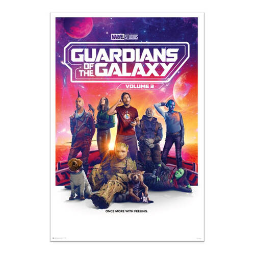 Marvel Guardians Of The Galaxy Once More w/ Feeling Poster 91.5x61cm