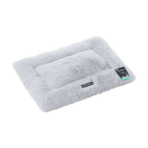 Paws and Claws Pet Mat Medium 70x50x4cm Light Grey Super Plush Washable