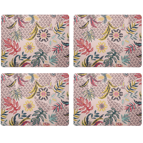 4PK Ladelle Mackay 28x28cm Hardboard/Cork Placemat