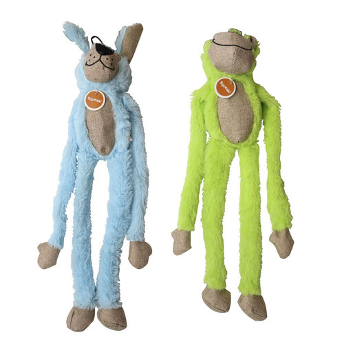 2x Paws & Claws Pet/Dog 48cm Lanky Long Legs Plush Toy - Assorted