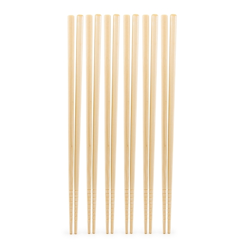 6pc Salt &amp; Pepper Ikana Chopsticks Natural Bamboo