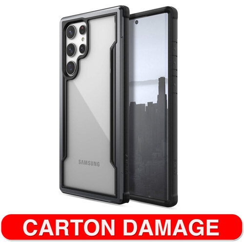 Raptic Shield Phone Case For Samsung S23 Ultra Black