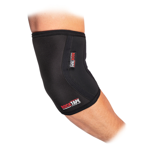 RockTape XL Assassins Elbow Sleeves Support/Stability Protector - Black