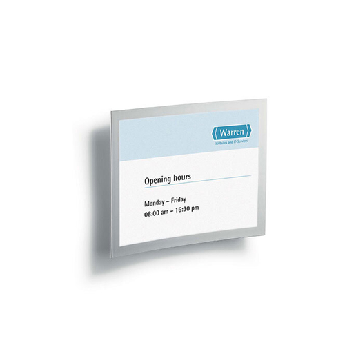 Durable Duraview A4 Document Holder Wall Stand - Silver