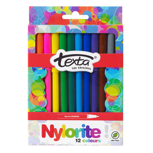 12pc Texta The Original Nylorite Markers