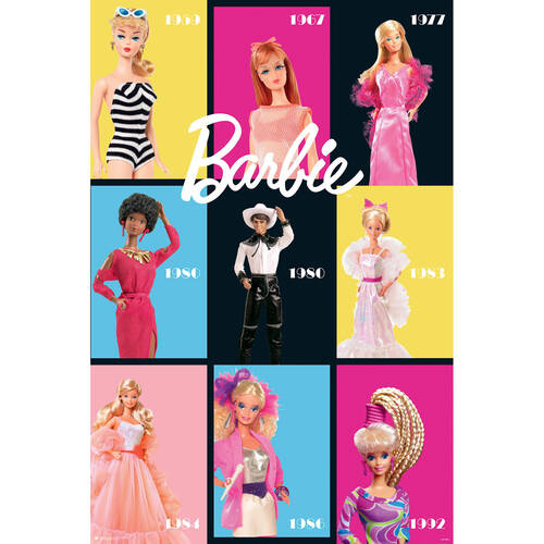 Barbie Retro Barbie Legends Poster 91.5x61cm Kids Room Decor