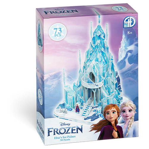 Disney Princess 4D Puzzle - Frozen Ice Palace Castle  Model Kit Kids Toy 8+