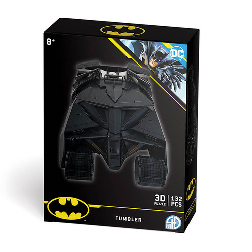 132pc DC Comics Batman 4D Puzzle Batmobile Tumbler Model Kit Kids Toy 8+