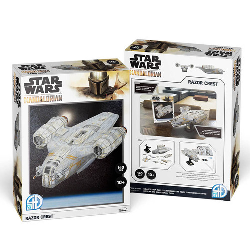140pc Star Wars The Mandalorian Razor 3D Crest Paper Model Kit 10+