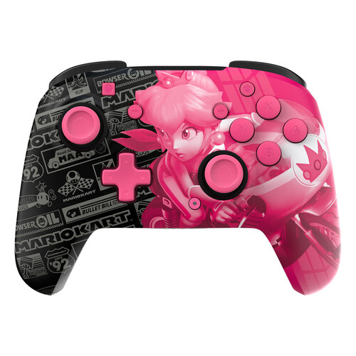 Nintendo Switch Rematch Glow Wireless Controller: Grand Prix Peach