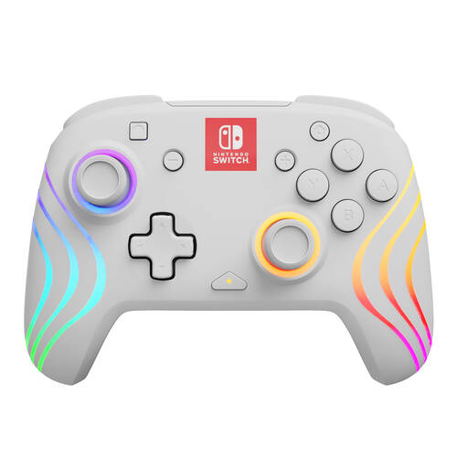 PDP Gaming Afterglow Wave Wireless Controller For Nintendo Switch - White