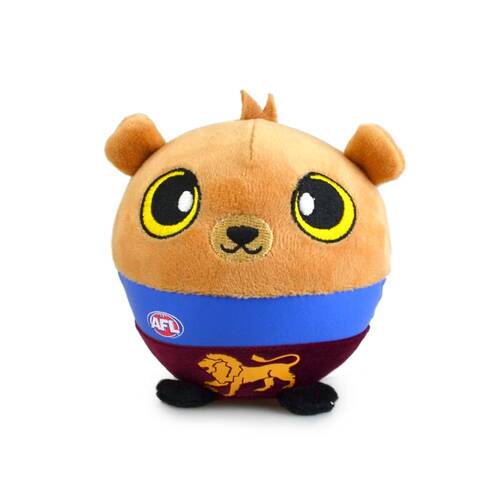 AFL Squishii Brisbane Kids 10cm Soft Collectible Toy 3y+