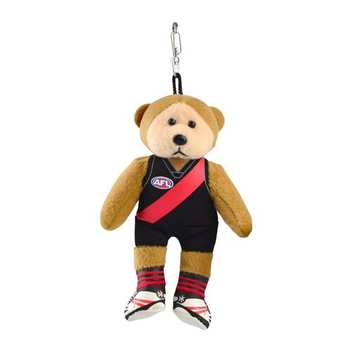 AFL Keyclip Essendon Kids 14cm Soft Collectible Toy 3y+