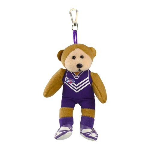 AFL Keyclip Fremantle (D) Kids 14cm Soft Collectible Toy 3y+