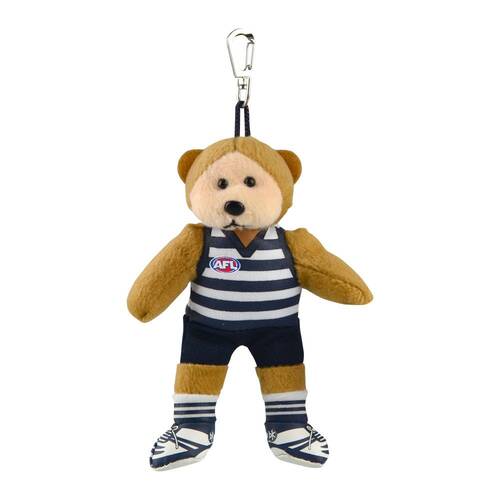 AFL Keyclip Geelong Kids 14cm Soft Collectible Toy 3y+