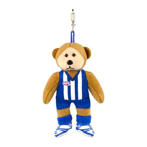 AFL Keyclip Nth Melbourne (D) Kids 14cm Soft Collectible Toy 3y+