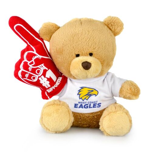 AFL No 1 Supp West Coast (D) Kids 15cm Soft Collectible Toy 3y+