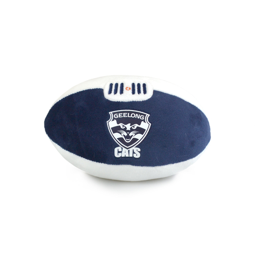 Korimco 18cm AFL Footy Geelong Soft Stuffed Toy 3y+