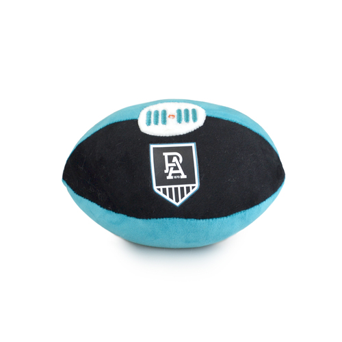 Korimco 18cm AFL Footy Port Adelaide Soft Stuffed Toy 3y+