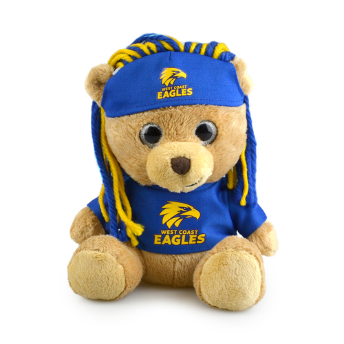 Korimco 20cm AFL Sparkle Fanatic West Coast Soft Toy 3y+
