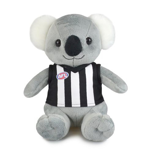 Korimco 20cm AFL Koala Collingwood Soft Stuffed Toy 3y+
