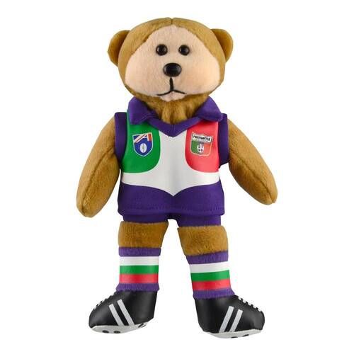 AFL Hrtg Fremantle (D) Kids 21cm Soft Bear Toy 3y+