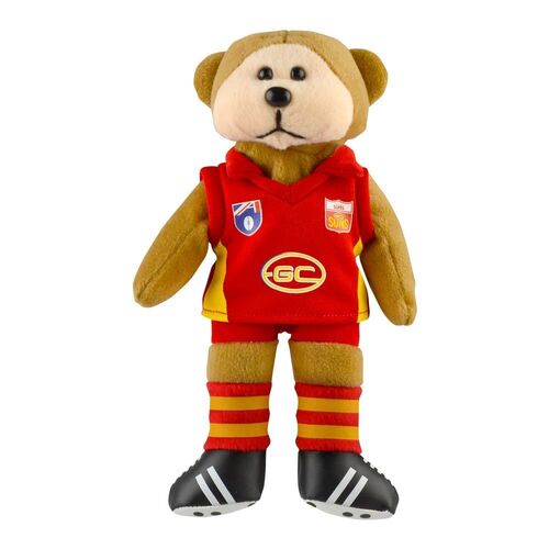 AFL Hrtg Gold Coast (D) Kids 21cm Soft Bear Toy 3y+