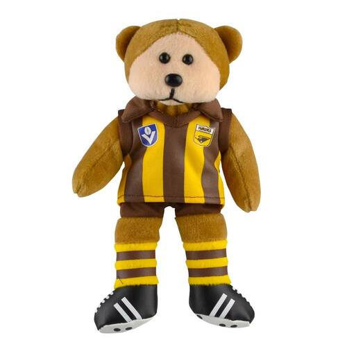 AFL Hrtg Hawthorn (D) Kids 21cm Soft Bear Toy 3y+