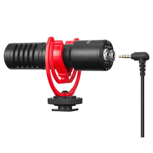 Boya By-MM1+ Advanced Cardioid Condenser Microphone For Phone/DSLR Black