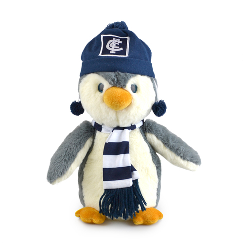 Korimco 27cm AFL Penguin Carlton Soft Stuffed Toy 3y+