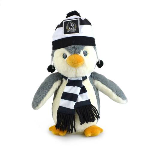 AFL Penguin Collingwood New Kids 27cm Soft Penguin Toy 3y+