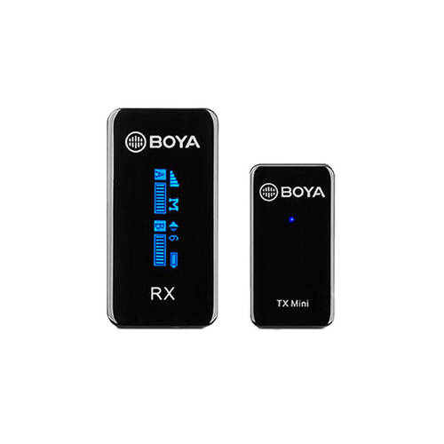 Boya By-XM6-S1 2.4GHz Dual Channel Wireless Microphone w/ Mini TX Black