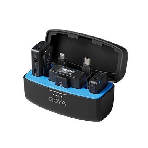Boya BoyaMic All In One 2.4GHz Wireless Mic w/ On-Board Recording - Black