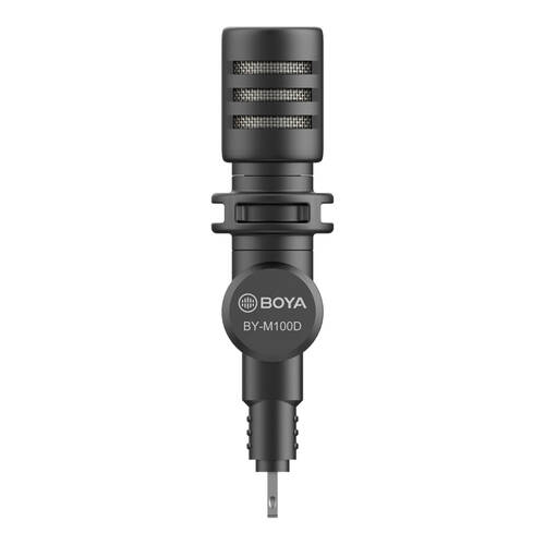 Boya By-M100D Plug & Play Microphone For iOS Devices - Black